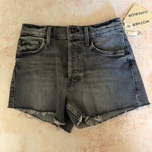 NWT Mother Superior The Tomcat Kick Fray Short in Hell Yeah